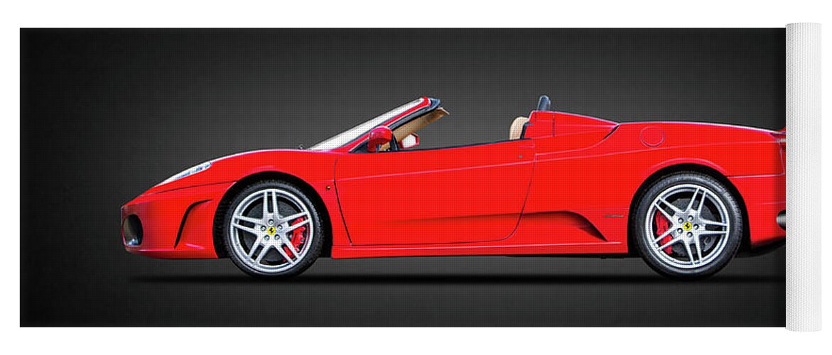 Ferrari Yoga Mat featuring the photograph The F430 by Mark Rogan