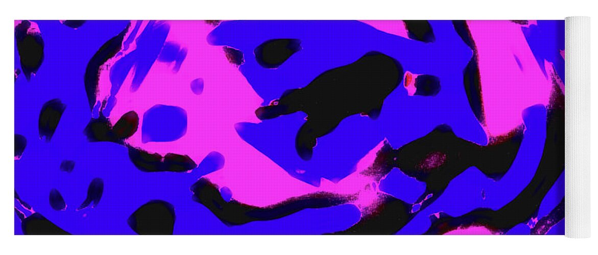 Abstract Yoga Mat featuring the photograph The Frog by Gina O'Brien