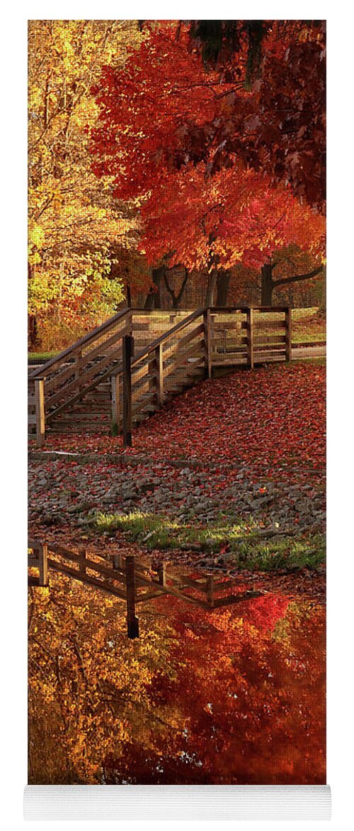 Autumn Yoga Mat featuring the photograph The Glory of Autumn by Rob Blair