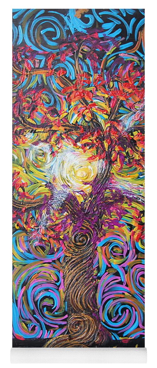 Impressionism Yoga Mat featuring the painting The Glow Of Love by Stefan Duncan