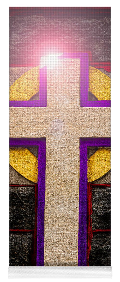 Cross Yoga Mat featuring the photograph The Inner Light by Christopher Holmes