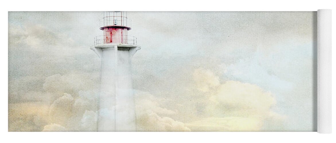 Theresa Tahara Yoga Mat featuring the photograph The Lighthouse by Theresa Tahara