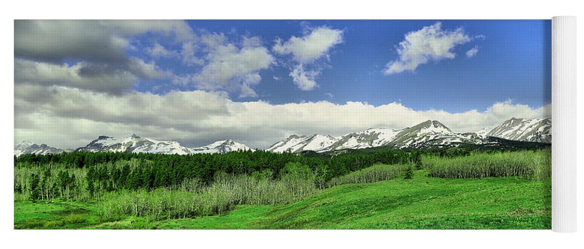 Mountains Yoga Mat featuring the photograph The mountains of Montana by Jeff Swan