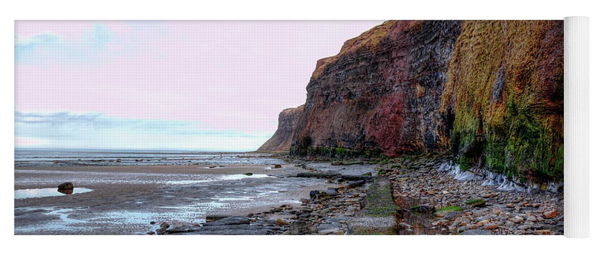 Cliffs Yoga Mat featuring the photograph The North Sea Beyond by Jeff Townsend