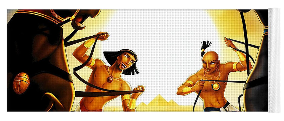 The Prince Of Egypt Yoga Mat featuring the digital art The Prince Of Egypt by Maye Loeser