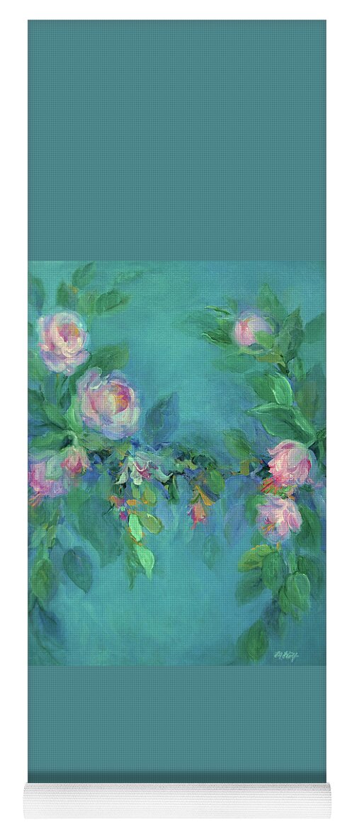Impressionism Yoga Mat featuring the painting The Search for Beauty by Mary Wolf