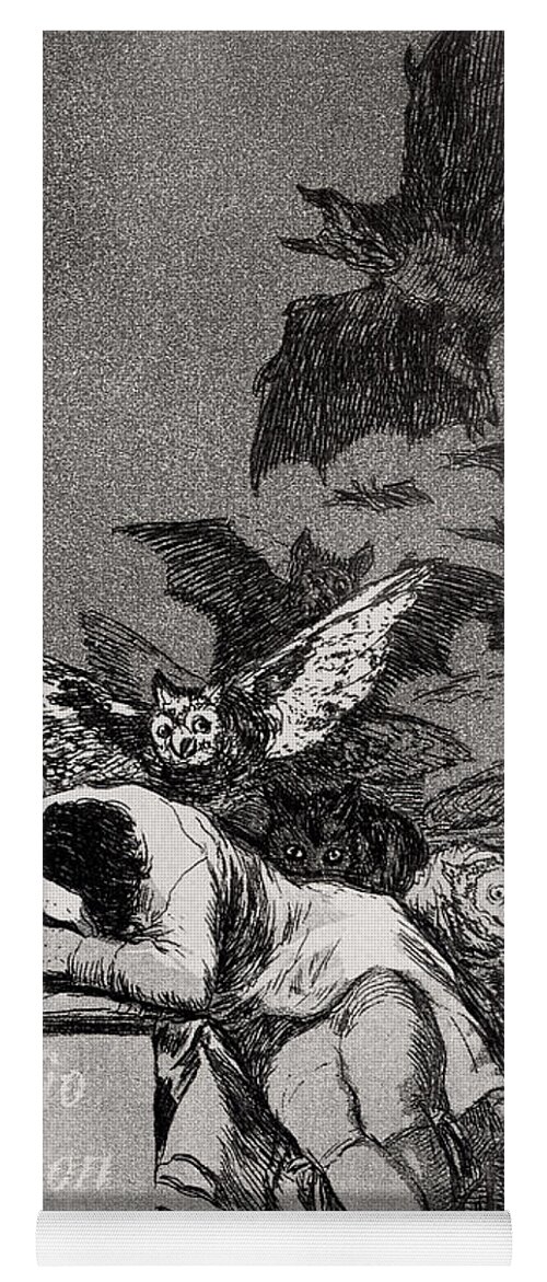 The Sleep Of Reason Produces Monsters Yoga Mat for Sale by Goya