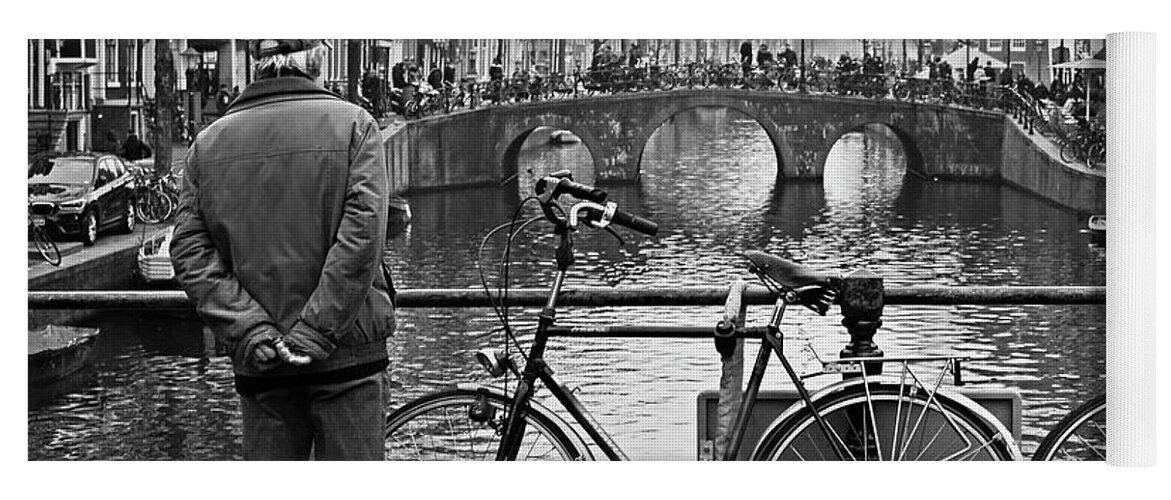 Canal Yoga Mat featuring the photograph The Spirit of Amsterdam by Carlos Alkmin