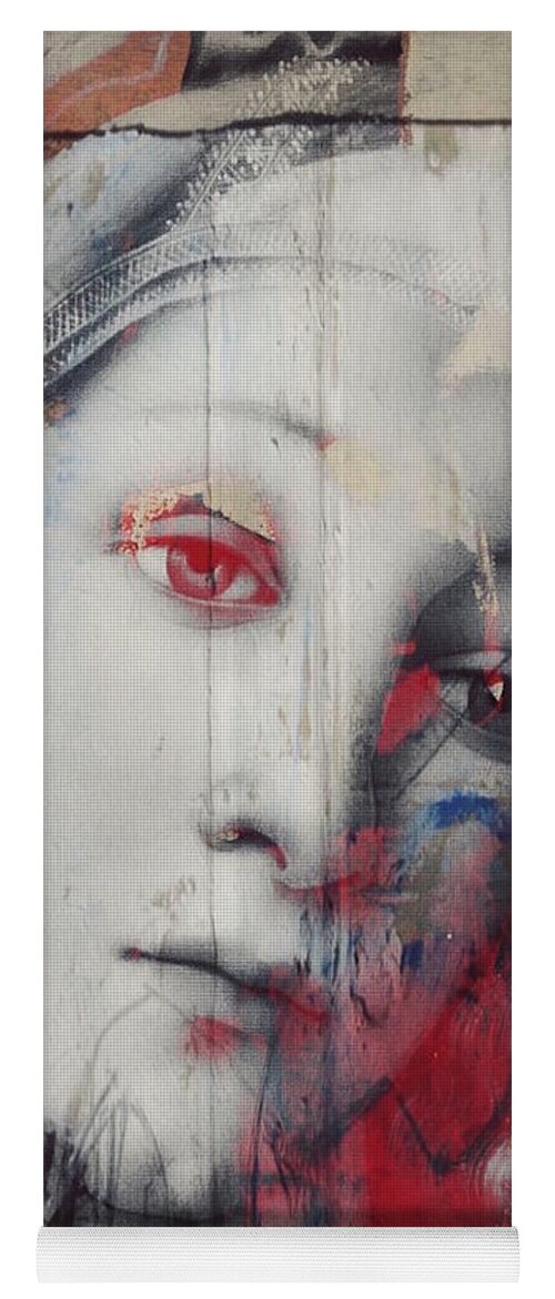 Woman Yoga Mat featuring the digital art The Story In Your Eyes by Paul Lovering