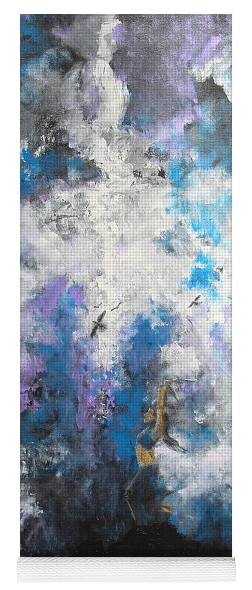 Impressionism Yoga Mat featuring the painting The Summoning by Stefan Duncan