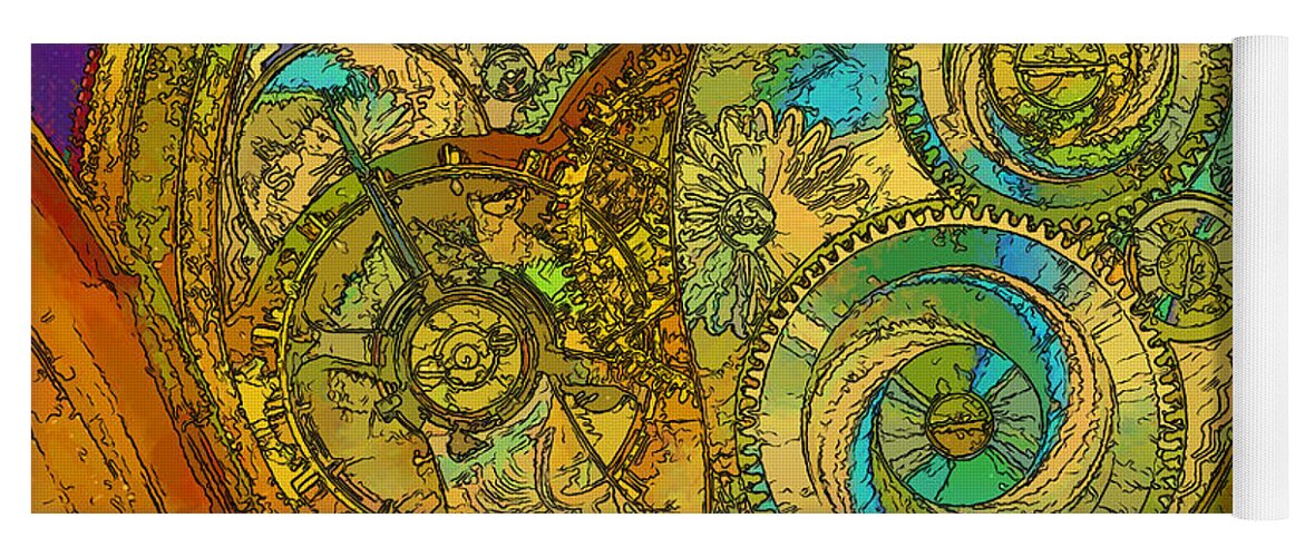 Visionary Art Yoga Mat featuring the photograph The Time Machine by Rod Melotte