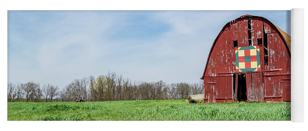 Barn Yoga Mat featuring the photograph The Trail by Holly Ross