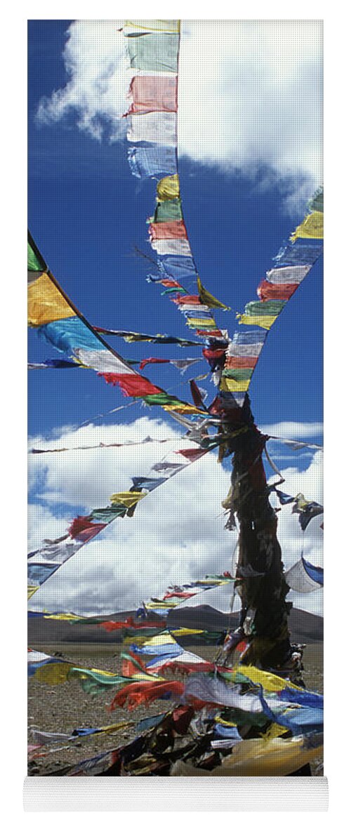 Ancient Civilizations Yoga Mat featuring the photograph Tibet_304-8 by Craig Lovell