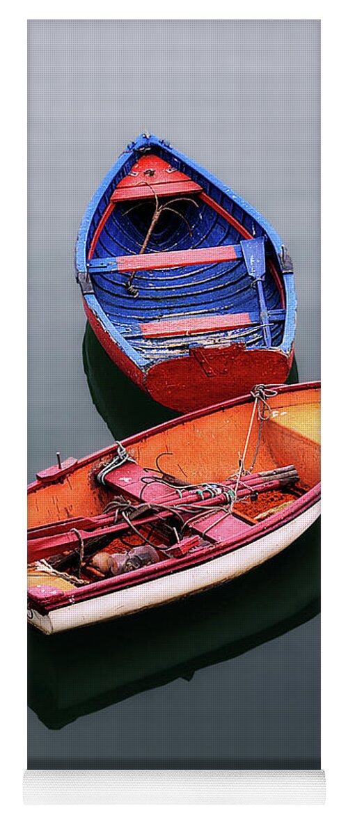 Boats Yoga Mat featuring the photograph Together by Mikel Martinez de Osaba