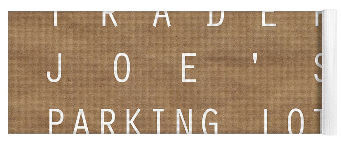Shopping Yoga Mat featuring the digital art Trader Joe's Parking Lot by Linda Woods