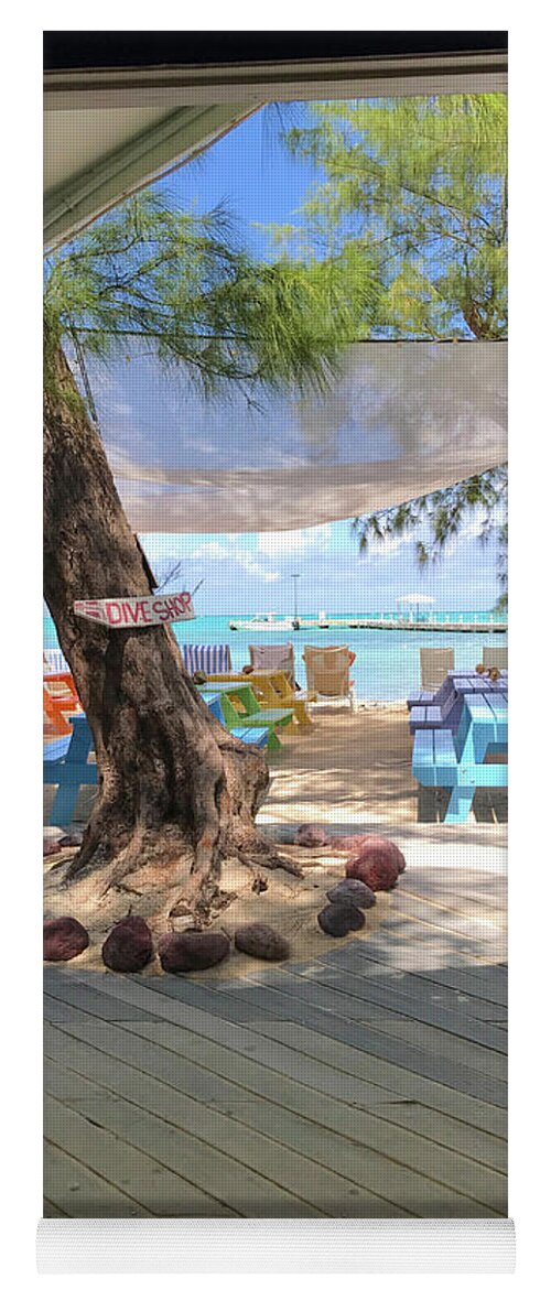 Rum Point Yoga Mat featuring the photograph Tropical Entrance by Jerry Hart