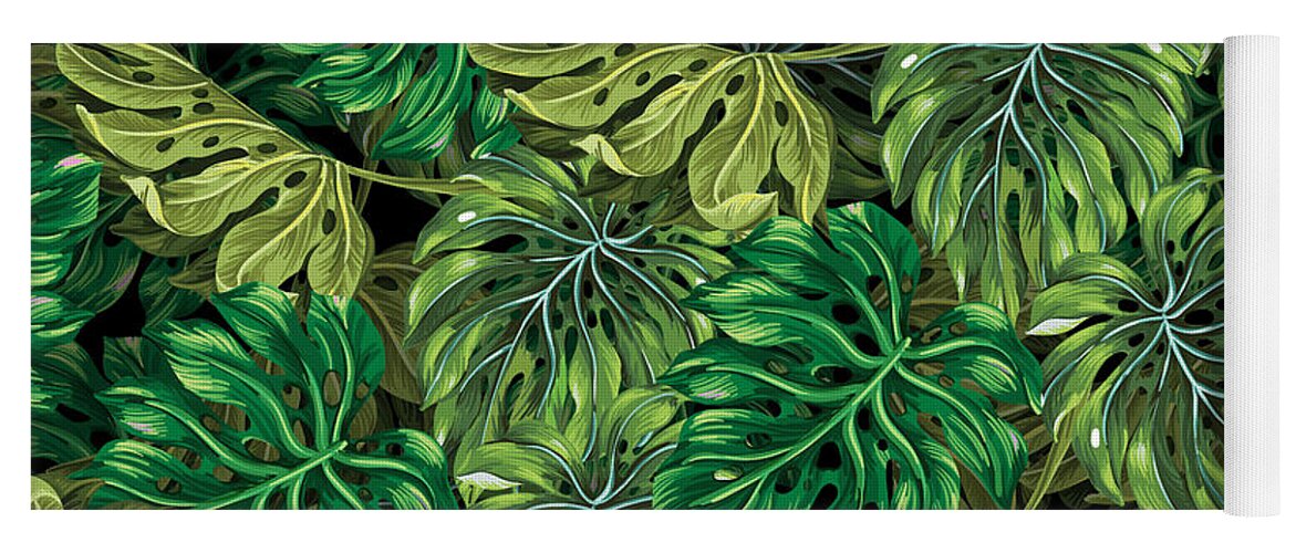 Summer Yoga Mat featuring the photograph Tropical Haven 2 by Mark Ashkenazi