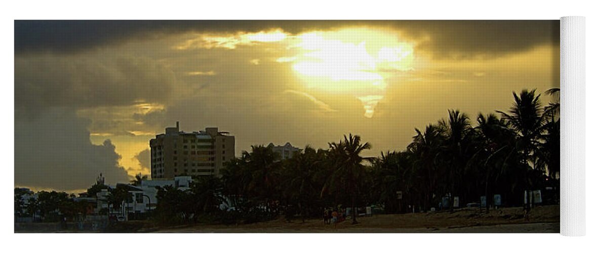 Seas Yoga Mat featuring the photograph Tropical Sunrise I I I by Newwwman