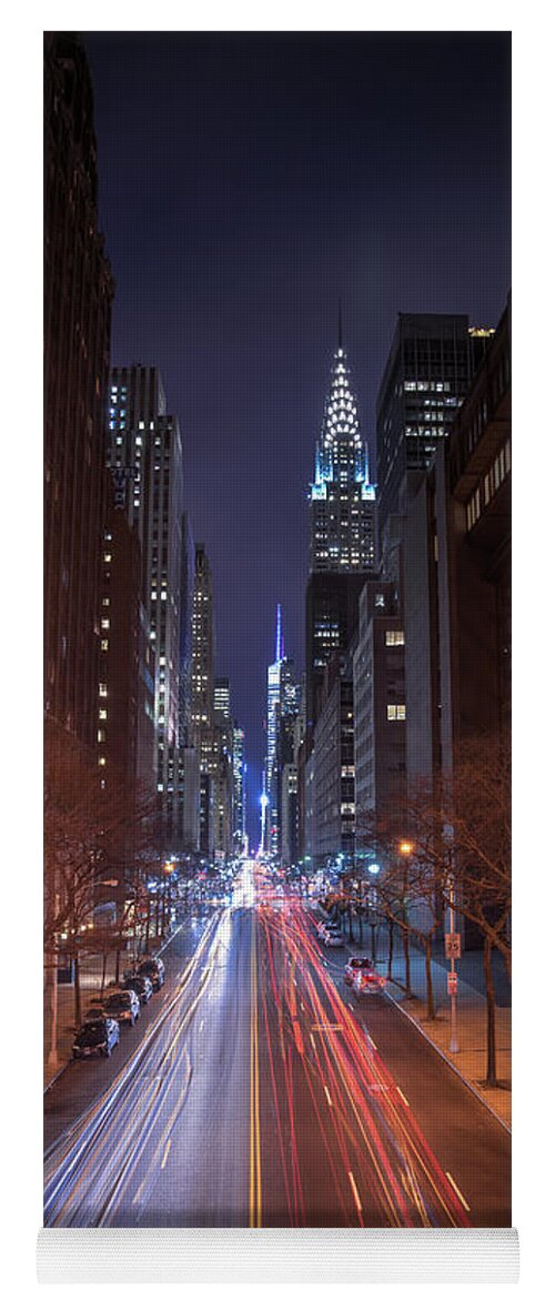 New York City Yoga Mat featuring the photograph Tudor Pl by Raf Winterpacht