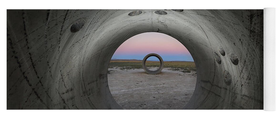 After Sundown Yoga Mat featuring the photograph Tunnels After Sundown by David Andersen