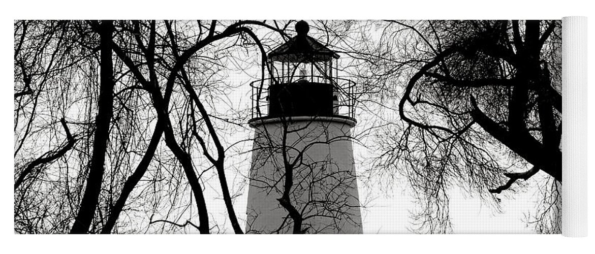 Turkey Yoga Mat featuring the photograph Turkey Point Lighthouse by Olivier Le Queinec