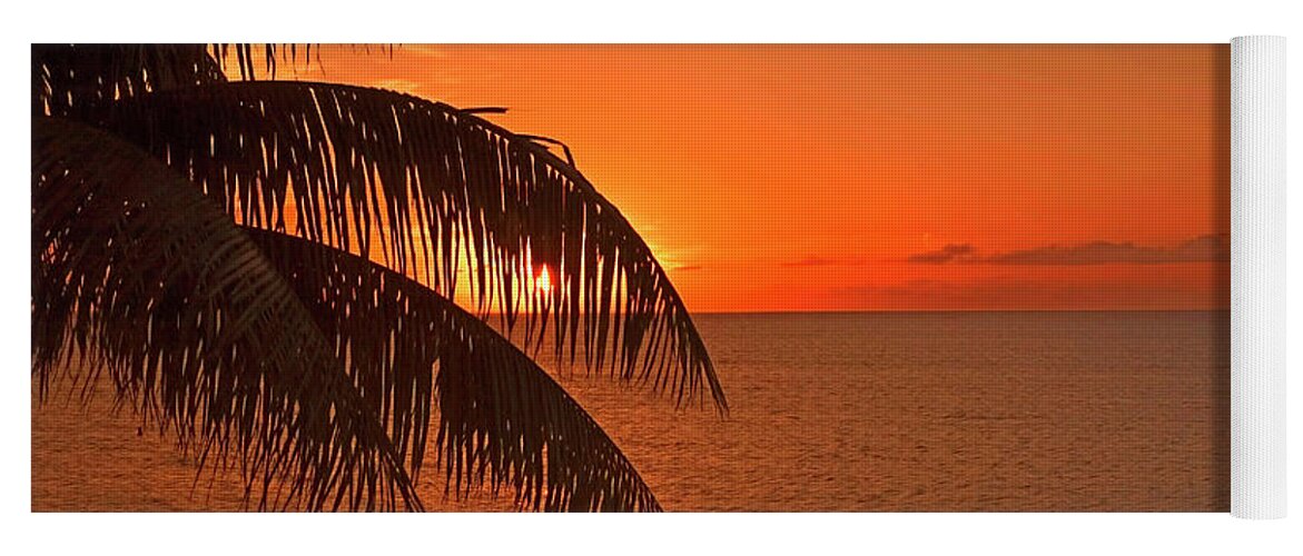 Turks And Caicos Yoga Mat featuring the photograph Turks and Caicos Sunset by Stephen Anderson