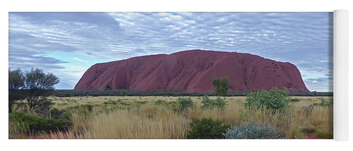 Uluru Yoga Mat featuring the photograph Uluru - Australia by Phil Banks