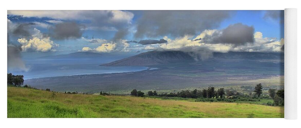 Maui Yoga Mat featuring the photograph Upcountry Maui by DJ Florek