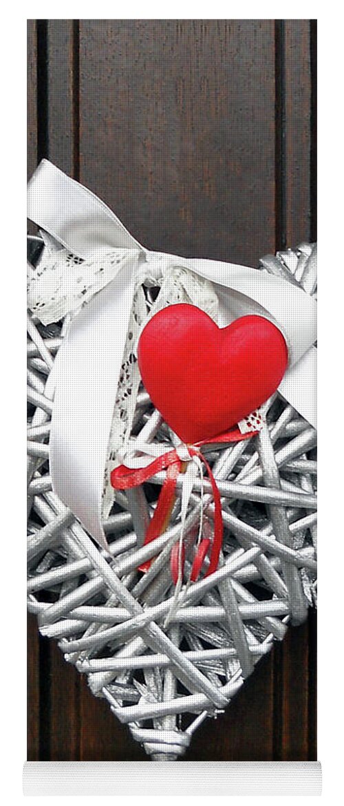 Heart Yoga Mat featuring the photograph Valentine Heart by Juergen Weiss