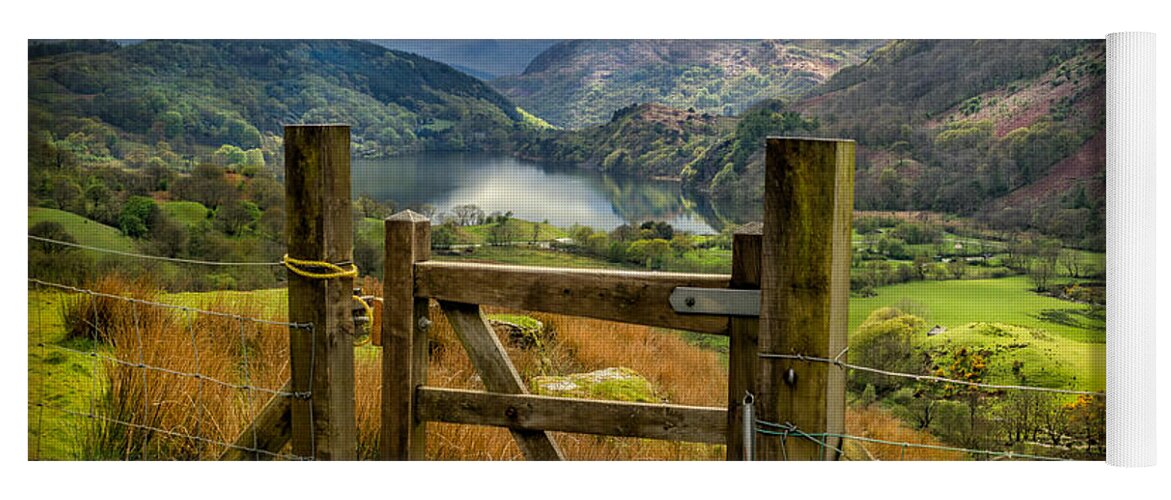 Nant Gwynant Yoga Mat featuring the photograph Valley Gate by Adrian Evans