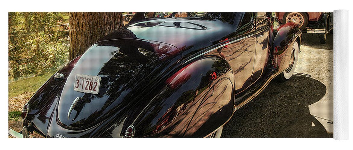 Cars Yoga Mat featuring the photograph Vanishing Point by John Anderson