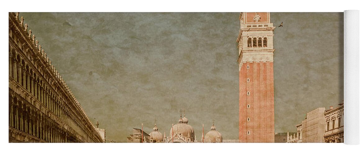 Venice Yoga Mat featuring the photograph Venice, Italy - Piazza San Marco by Mark Forte