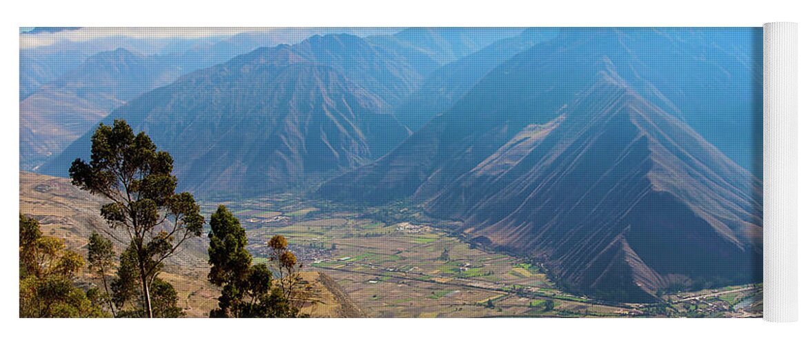 Peru Yoga Mat featuring the photograph View of the Valley, Cusco, Peru by Aashish Vaidya