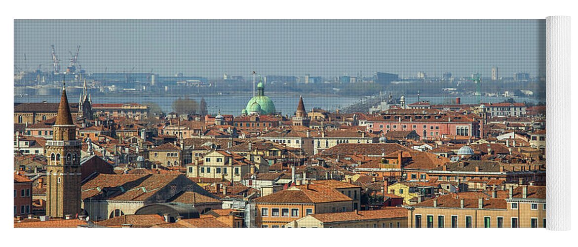 View Yoga Mat featuring the photograph View on Venice by Patricia Hofmeester