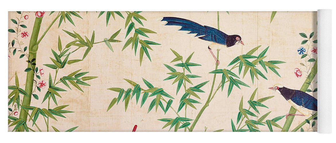 Vintage Chinese Wallpaper Design Painting by Chinese School - Fine