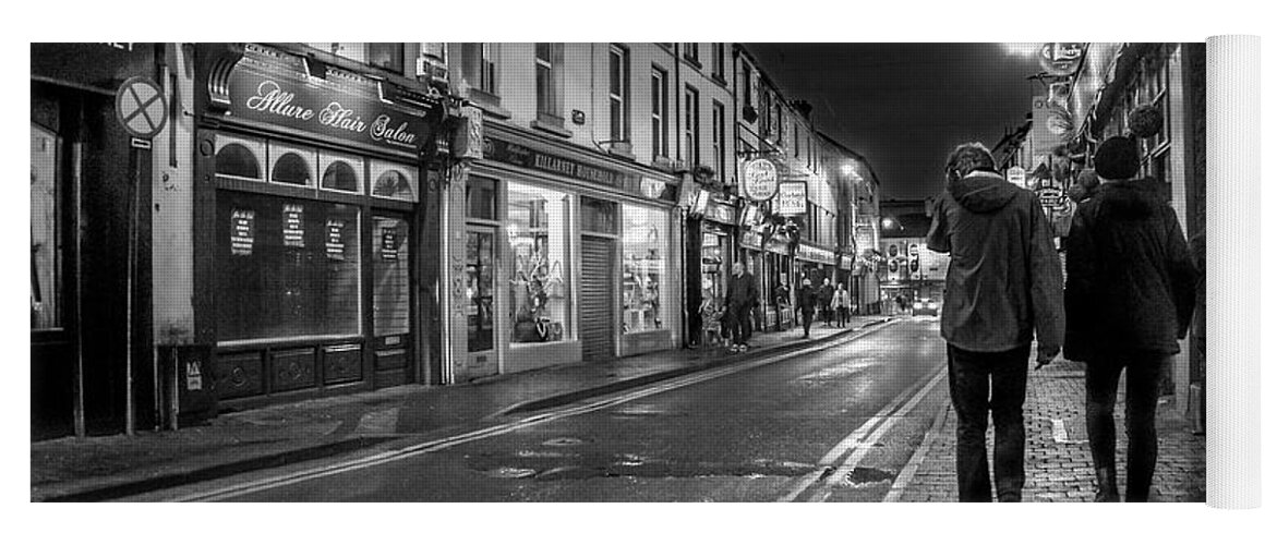 Original Yoga Mat featuring the photograph Walking in Killarney at Night by WAZgriffin Digital