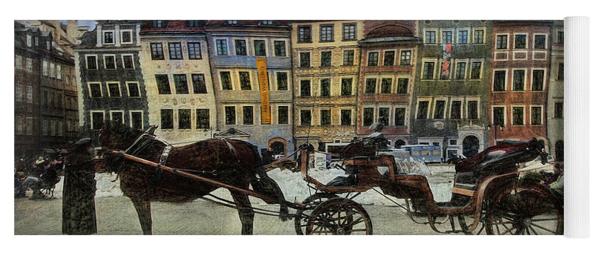  Yoga Mat featuring the photograph Old Town in Warsaw # 30 by Aleksander Rotner