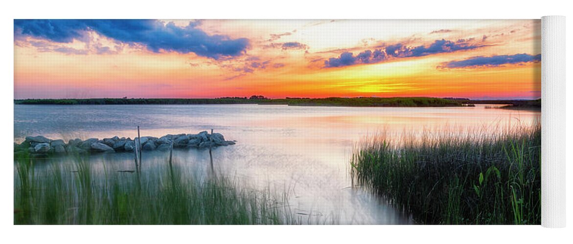 Fine Art Landscape Photography Yoga Mat featuring the photograph Washed Away by Russell Pugh