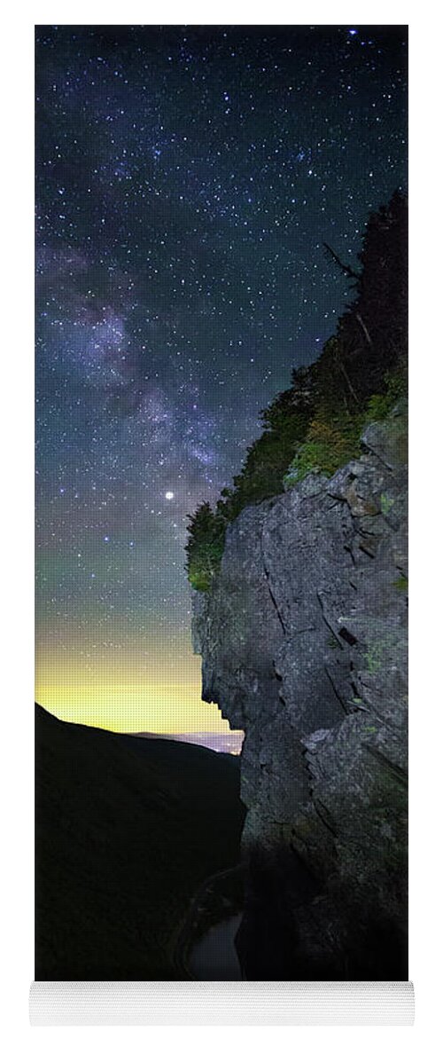 Watcher Yoga Mat featuring the photograph Watcher Milky Way by Chris Whiton