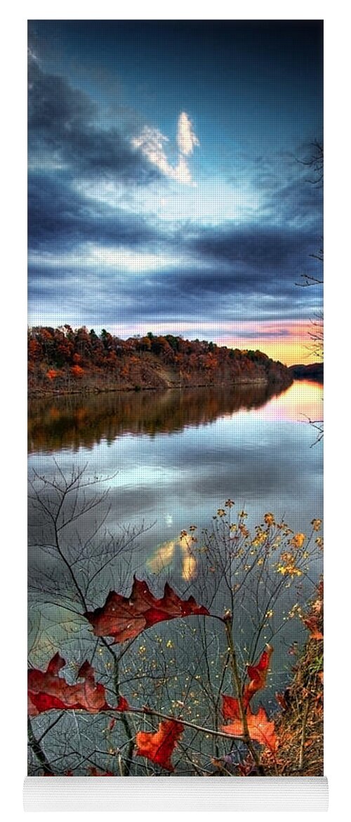 Mohawk River Yoga Mat featuring the photograph Water Colors by Neil Shapiro