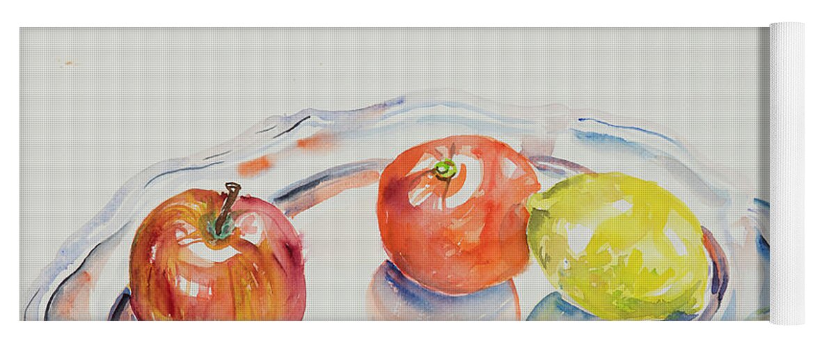 Still Life Yoga Mat featuring the painting Watercolor Series 191 by Ingrid Dohm