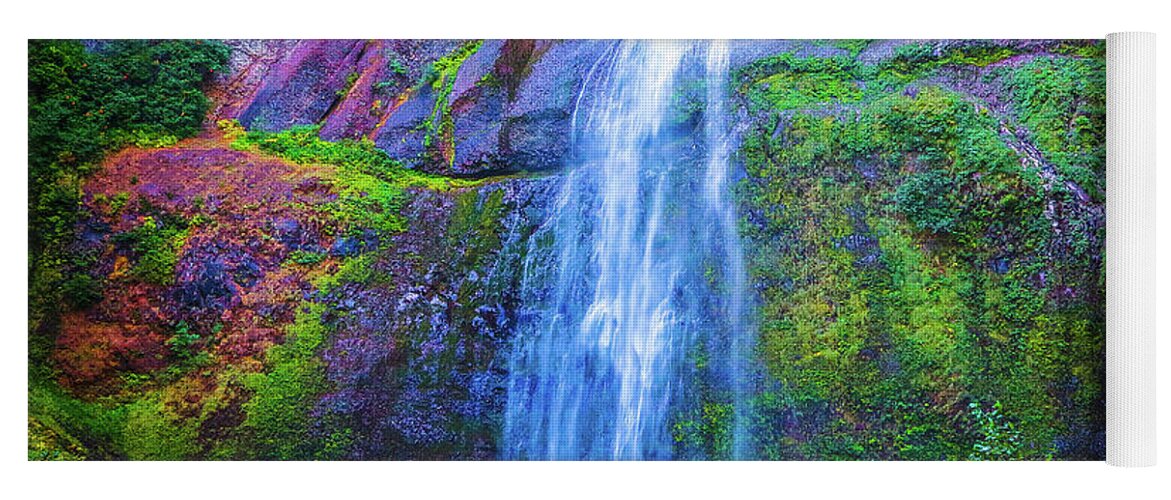 Waterfall Yoga Mat featuring the photograph Waterfall 3 by Jason Brooks