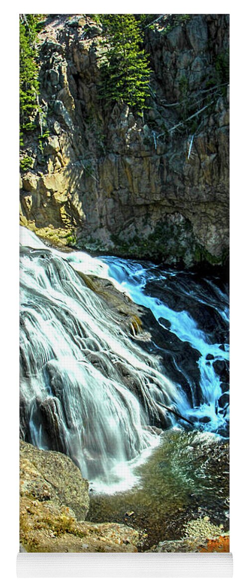 Waterfall Yoga Mat featuring the photograph Waterfall by Mark Jackson