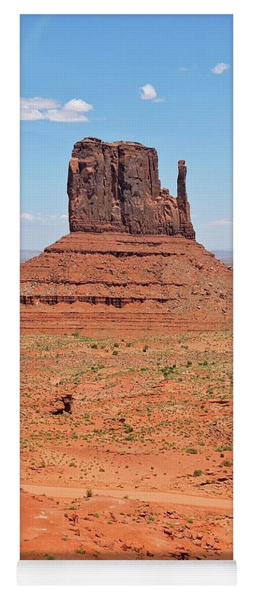 Monument Valley Yoga Mat featuring the photograph West Mitten Butte by Connor Beekman