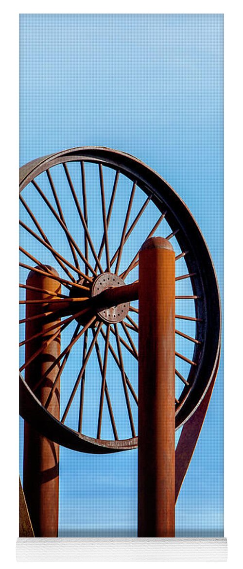 Wheel In The Sky Yoga Mat featuring the photograph Wheel in the Sky by David Millenheft