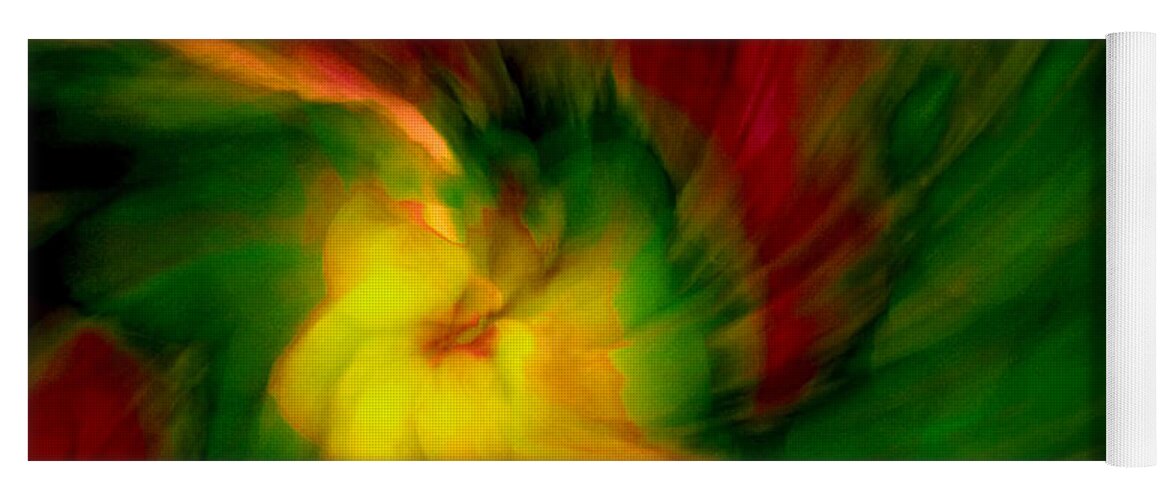 Abstract Yoga Mat featuring the photograph Whirlwind Passion by Neil Shapiro