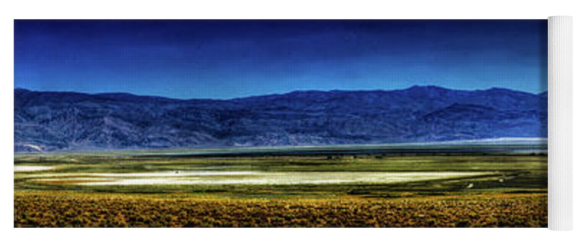 California Yoga Mat featuring the photograph White Mountains Pano by Roger Passman
