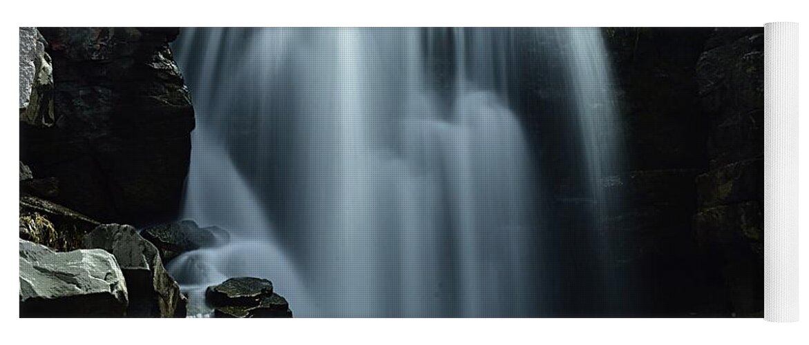 Photography Yoga Mat featuring the photograph Winnewissa Falls by Larry Ricker