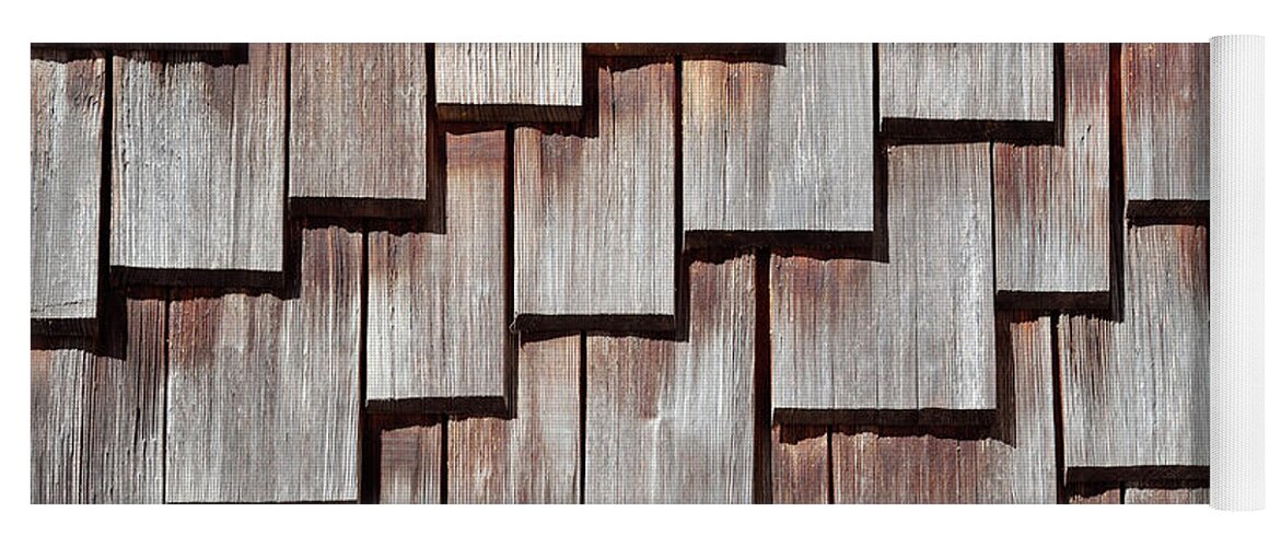 Wooden Roof Shingles Yoga Mat by Peter Hermes Furian - Fine Art America