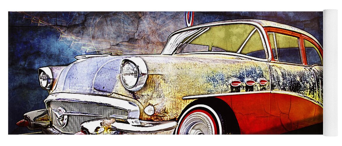 Buick Yoga Mat featuring the photograph Wouldn't U Really Rather Drive a Buick by Chas Sinklier